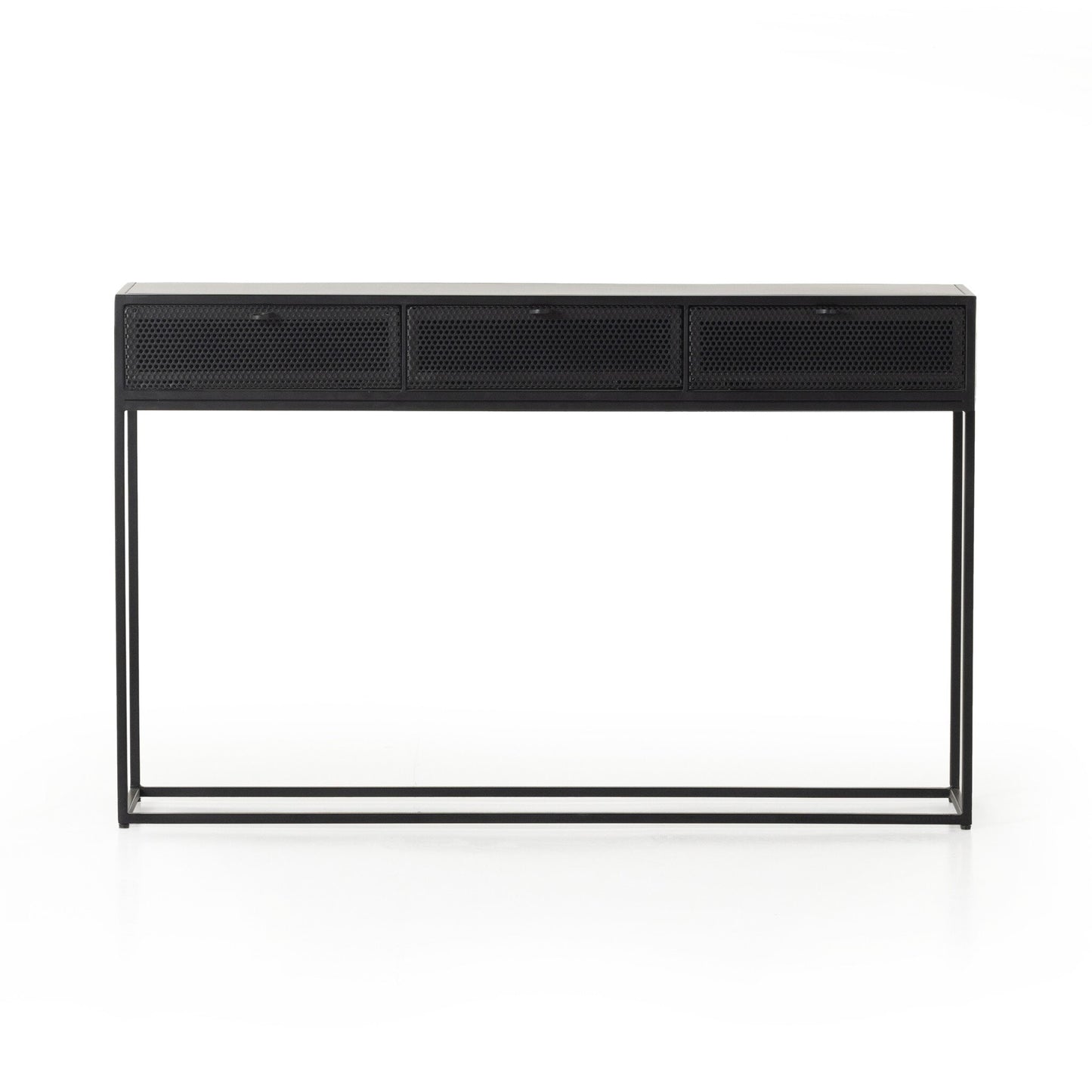 Iron Console Table - Black