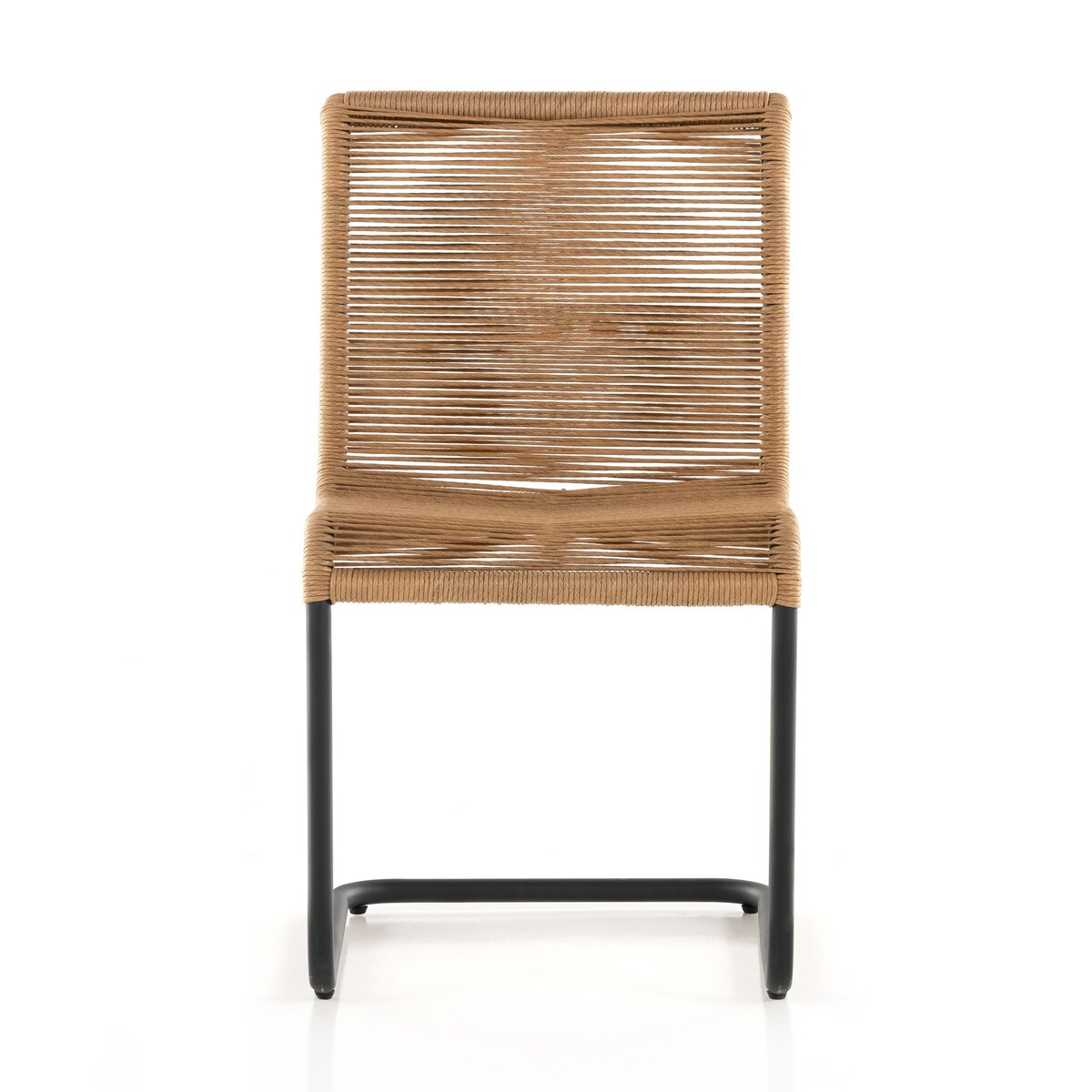 Woven Cantilever Outdoor Dining Chair