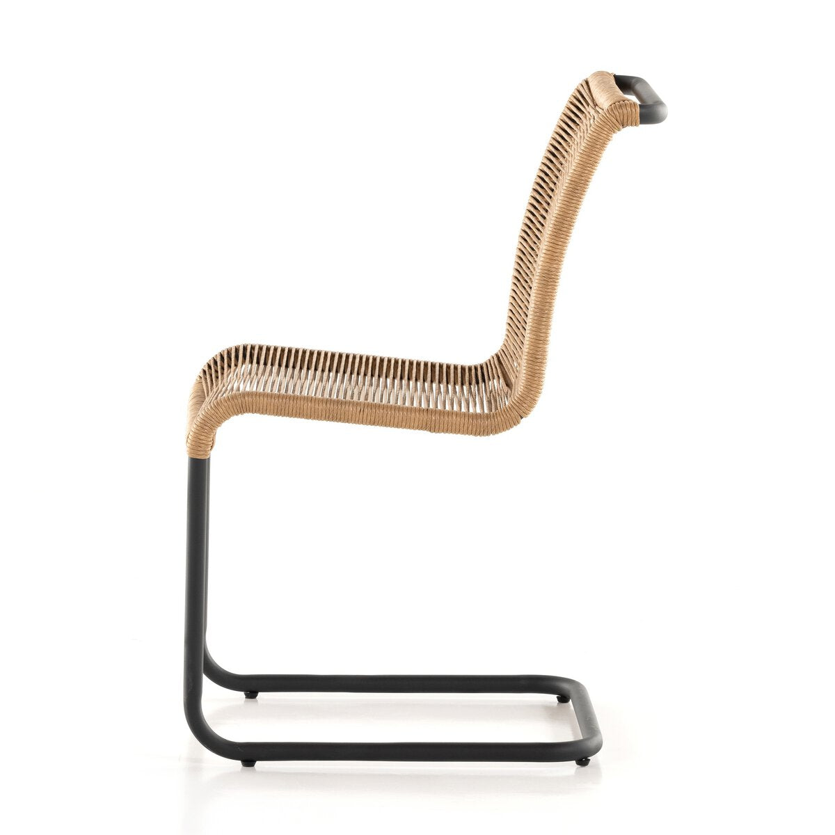 Woven Cantilever Outdoor Dining Chair