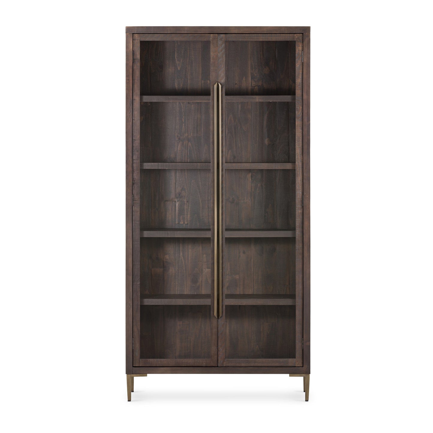2-Door Glass Panel Cabinet