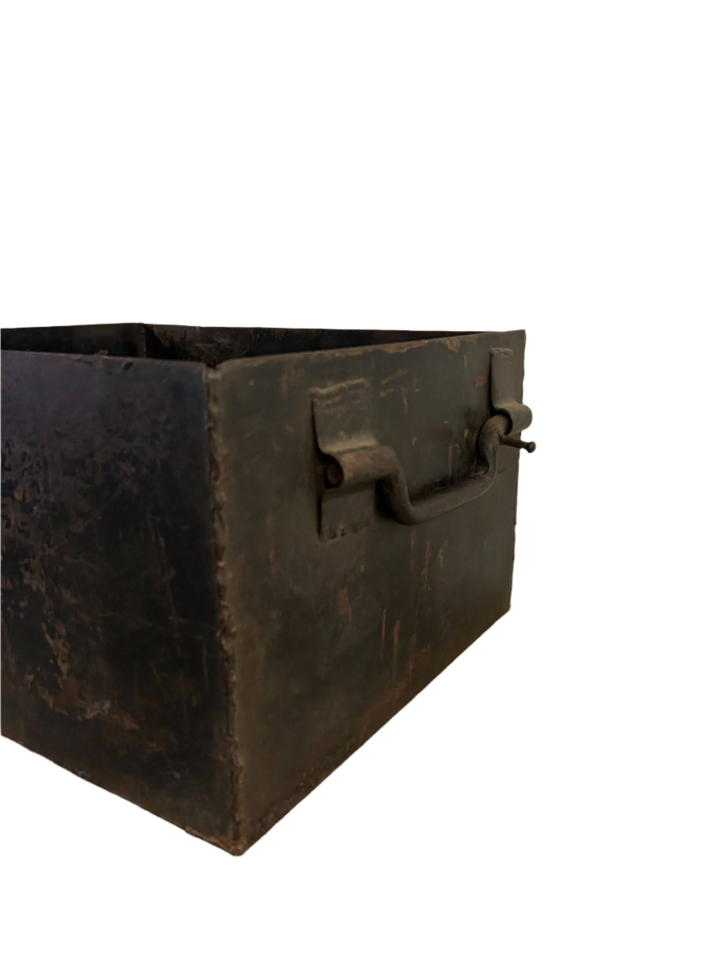 Vintage Metal Storage Bin