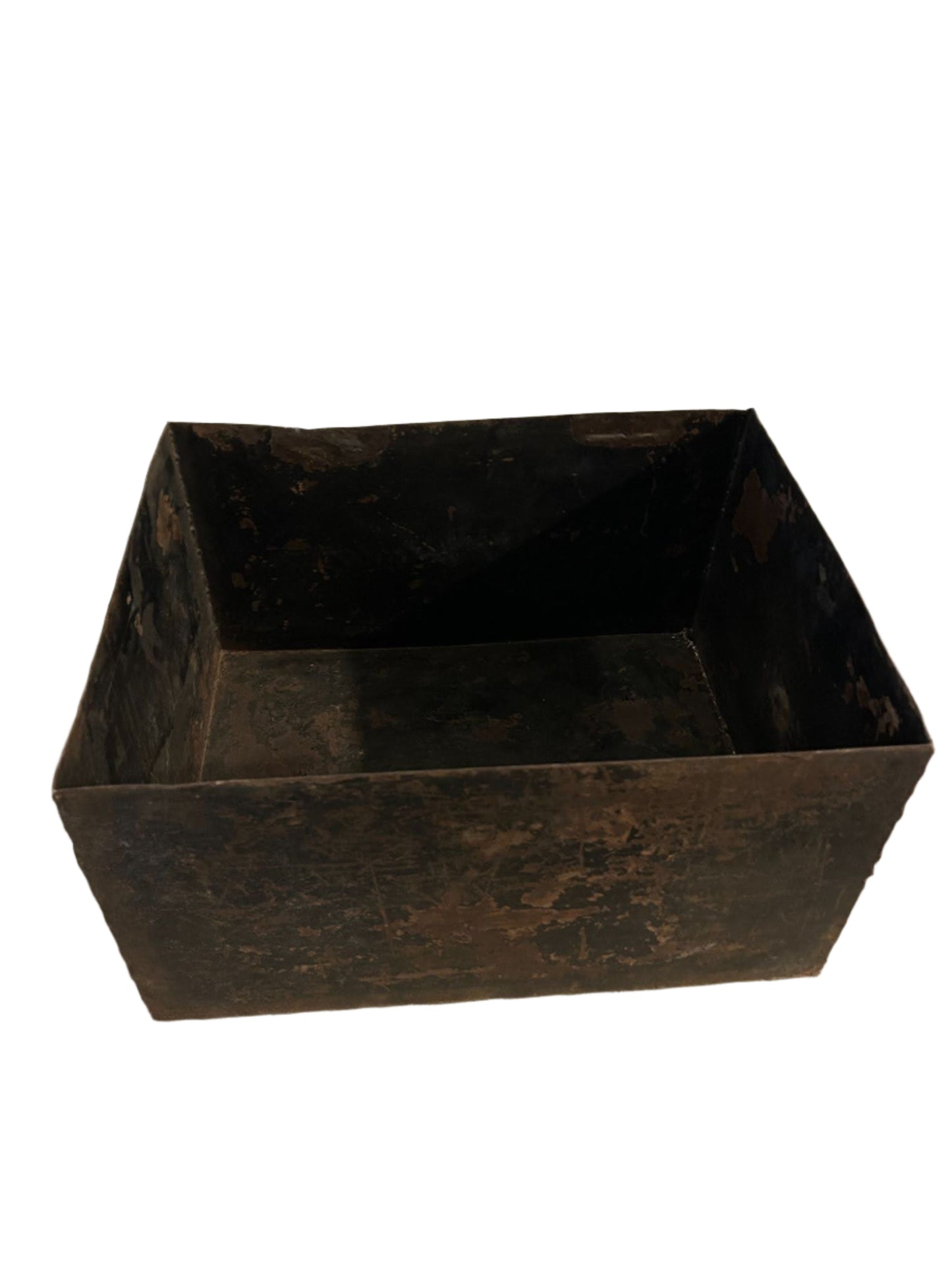 Vintage Metal Storage Bin