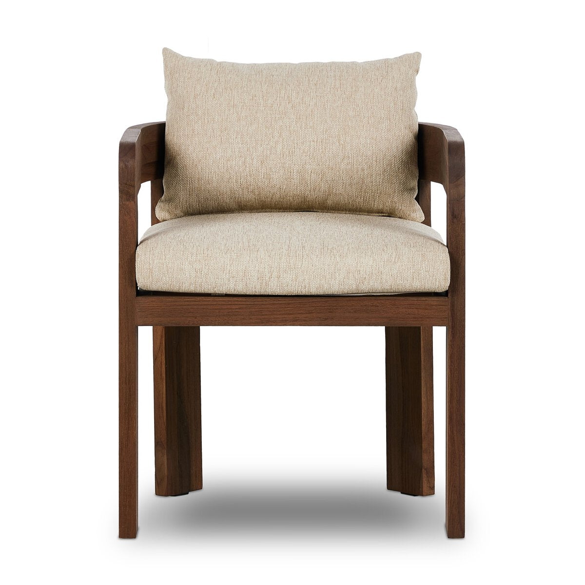 Barrel Back Outdoor Dining Chair