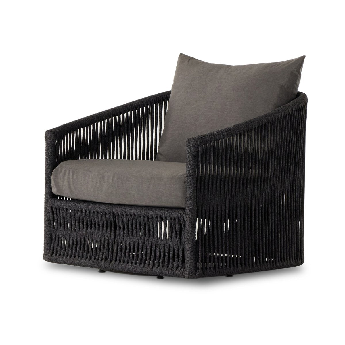 Woven Rope Swivel Chair