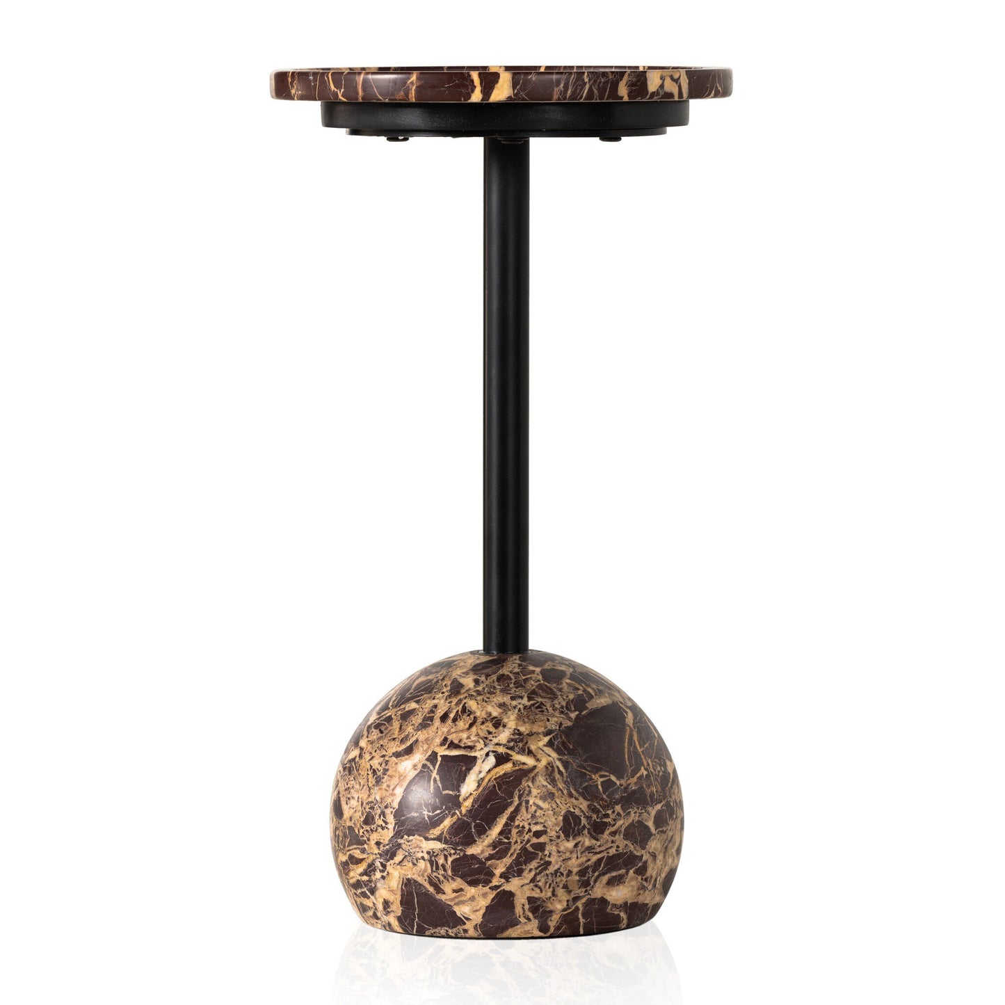 Spherical Marble Base Accent Table