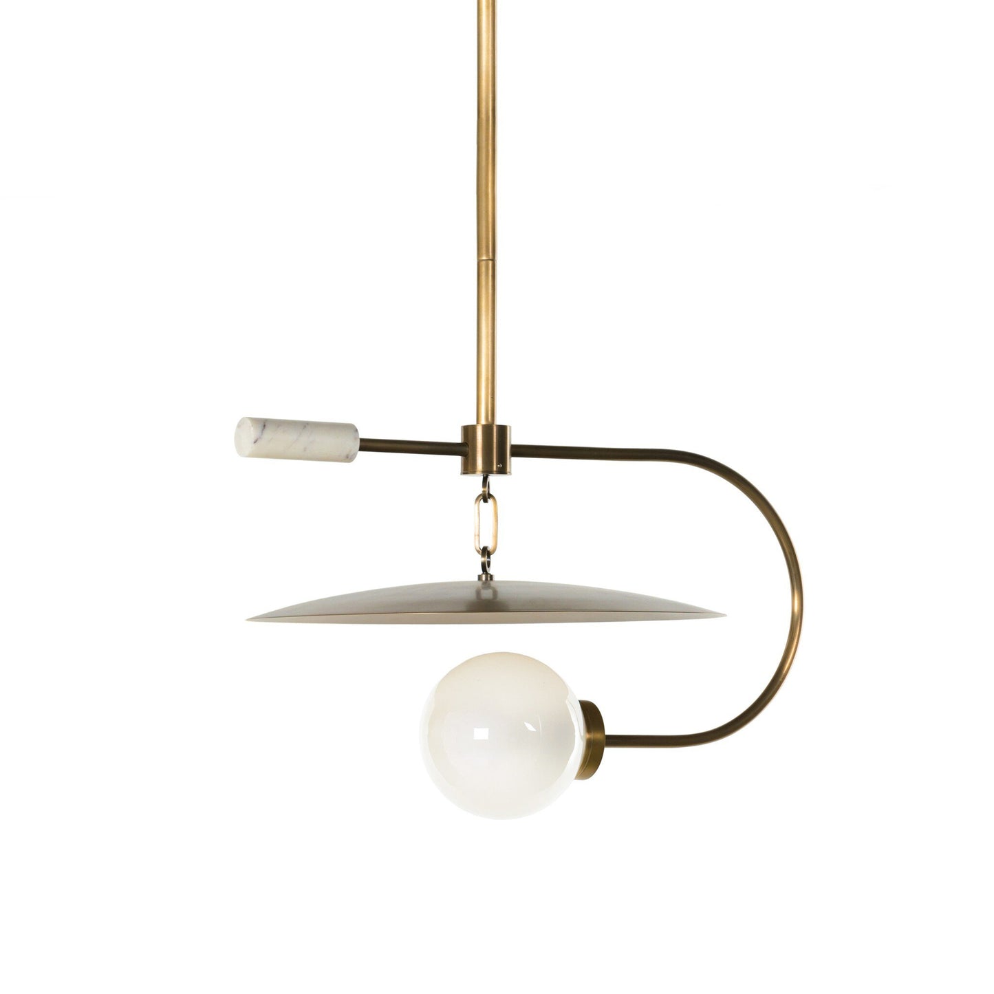 Brass Mobile Ceiling Lamp