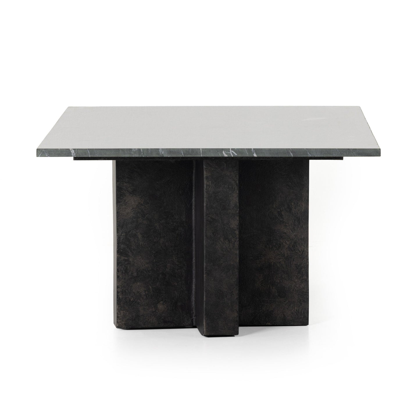 Black Marble Plinth Coffee Table