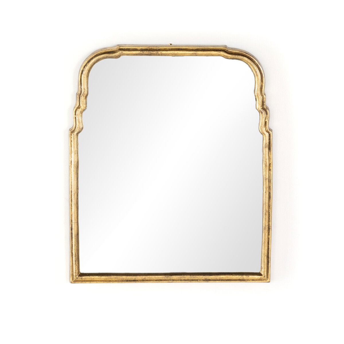 Antiqued Gold Leaf Mirror
