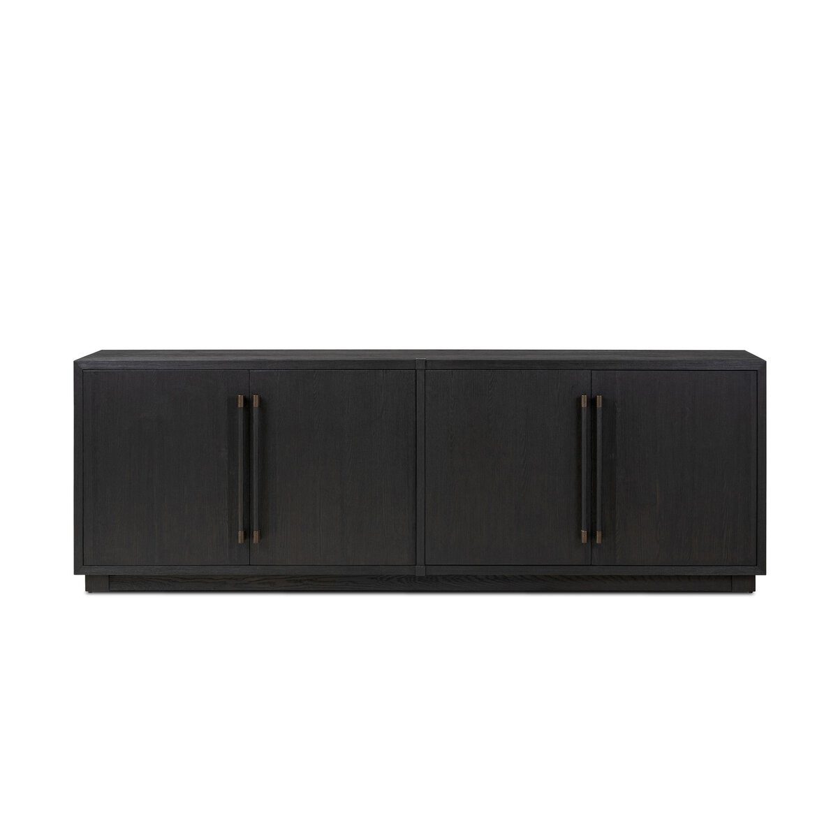 Black Ash Wood & Bronze Pull Sideboard