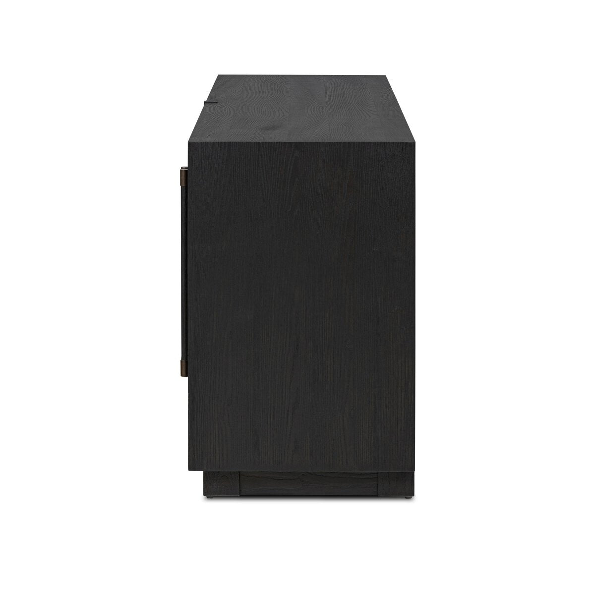 Black Ash Wood & Bronze Pull Sideboard