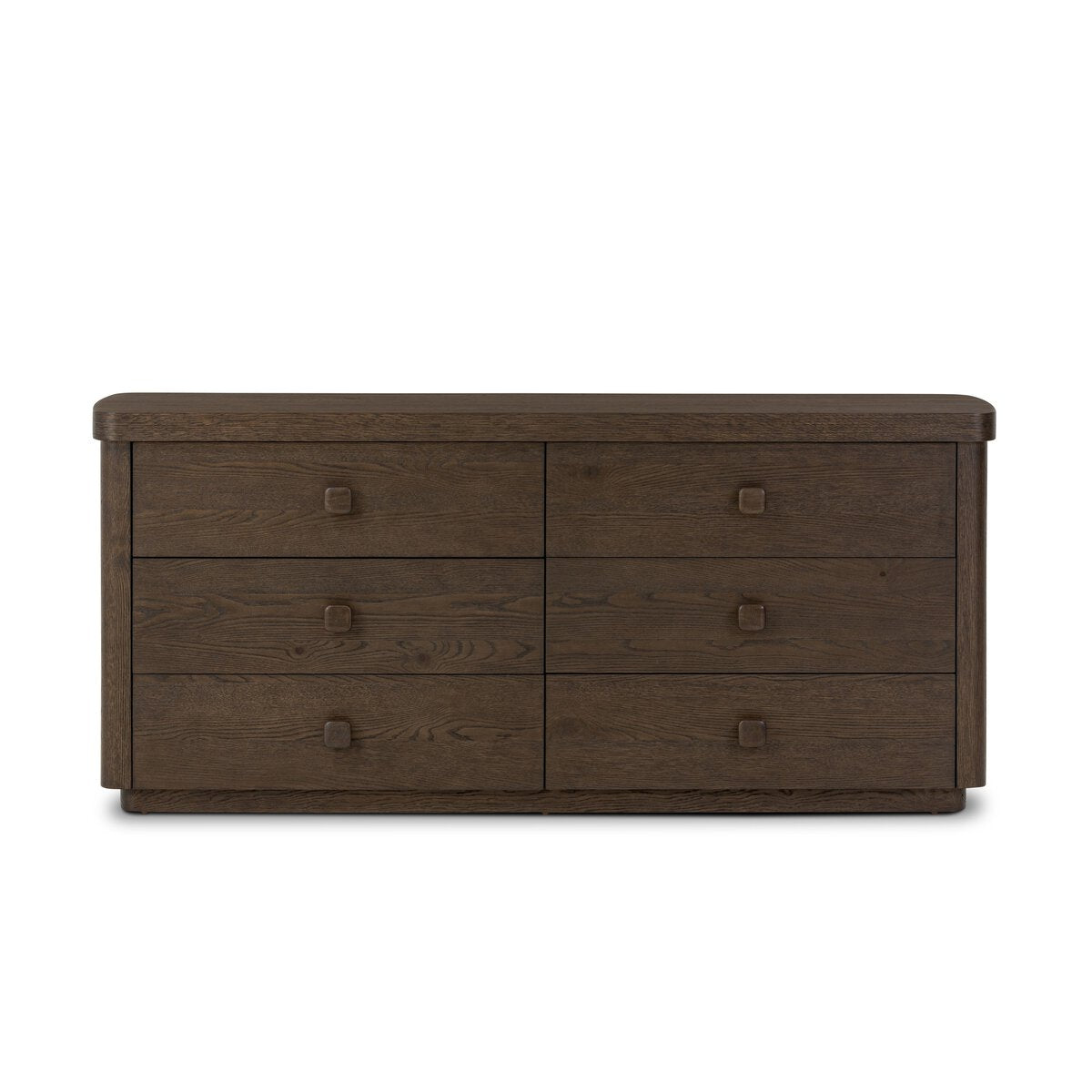 Square Knob 6-Drawer Dresser