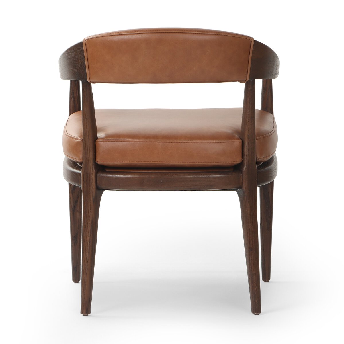 Leather Strap Detail Dining Chair