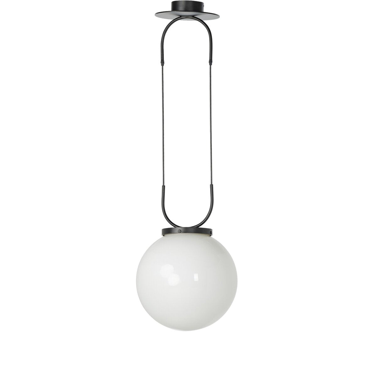 Milk Glass Globe Pendant