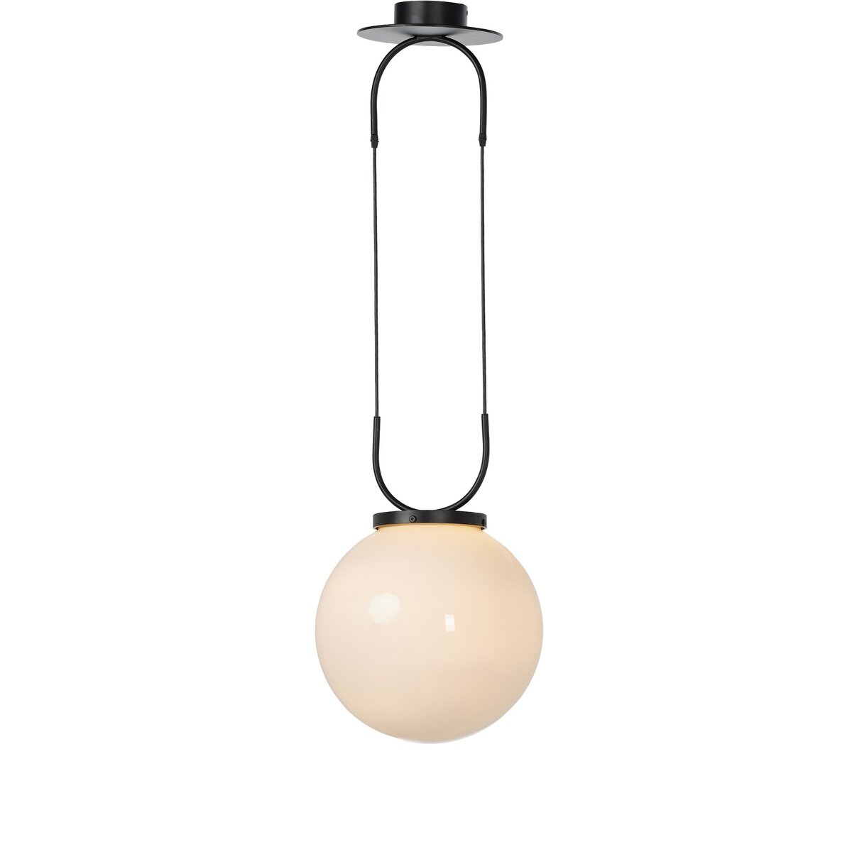 Milk Glass Globe Pendant