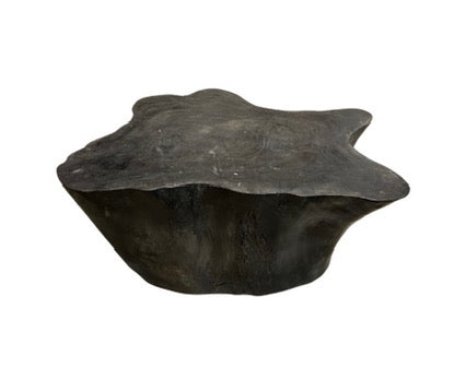 EBONIZED ORGANIC ACACIA STUMP COFFEE TABLE