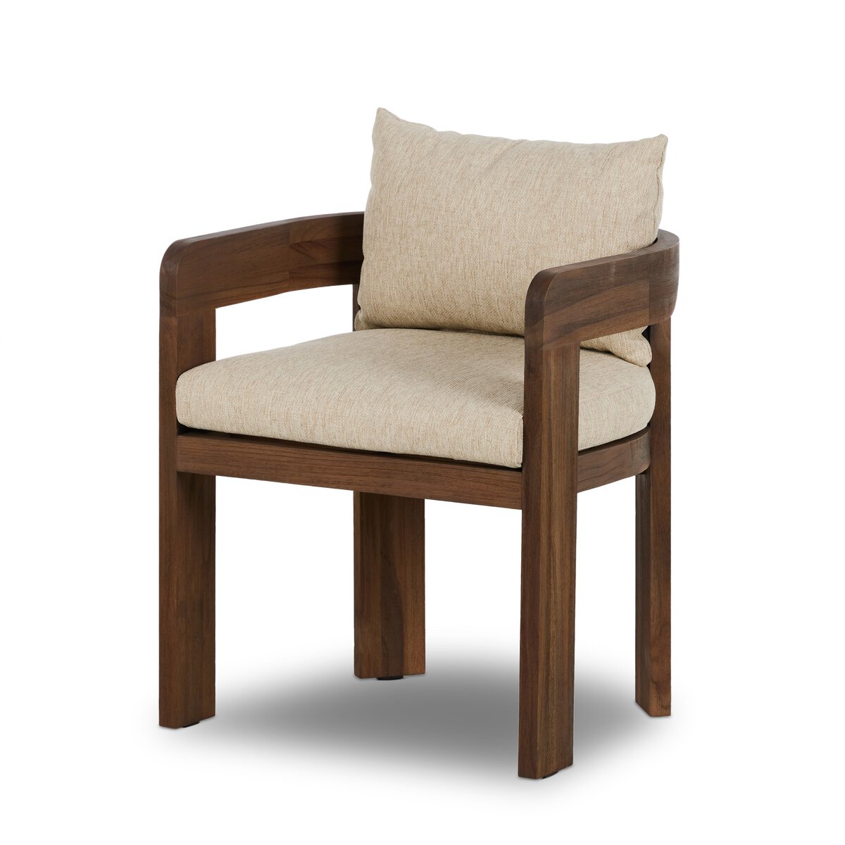 Barrel Back Outdoor Dining Chair