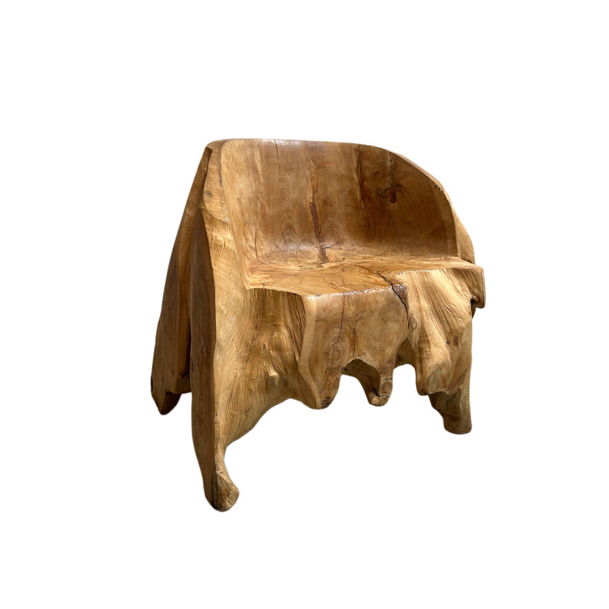 ORGANIC TEAK ROOT ACCENT CHAIR