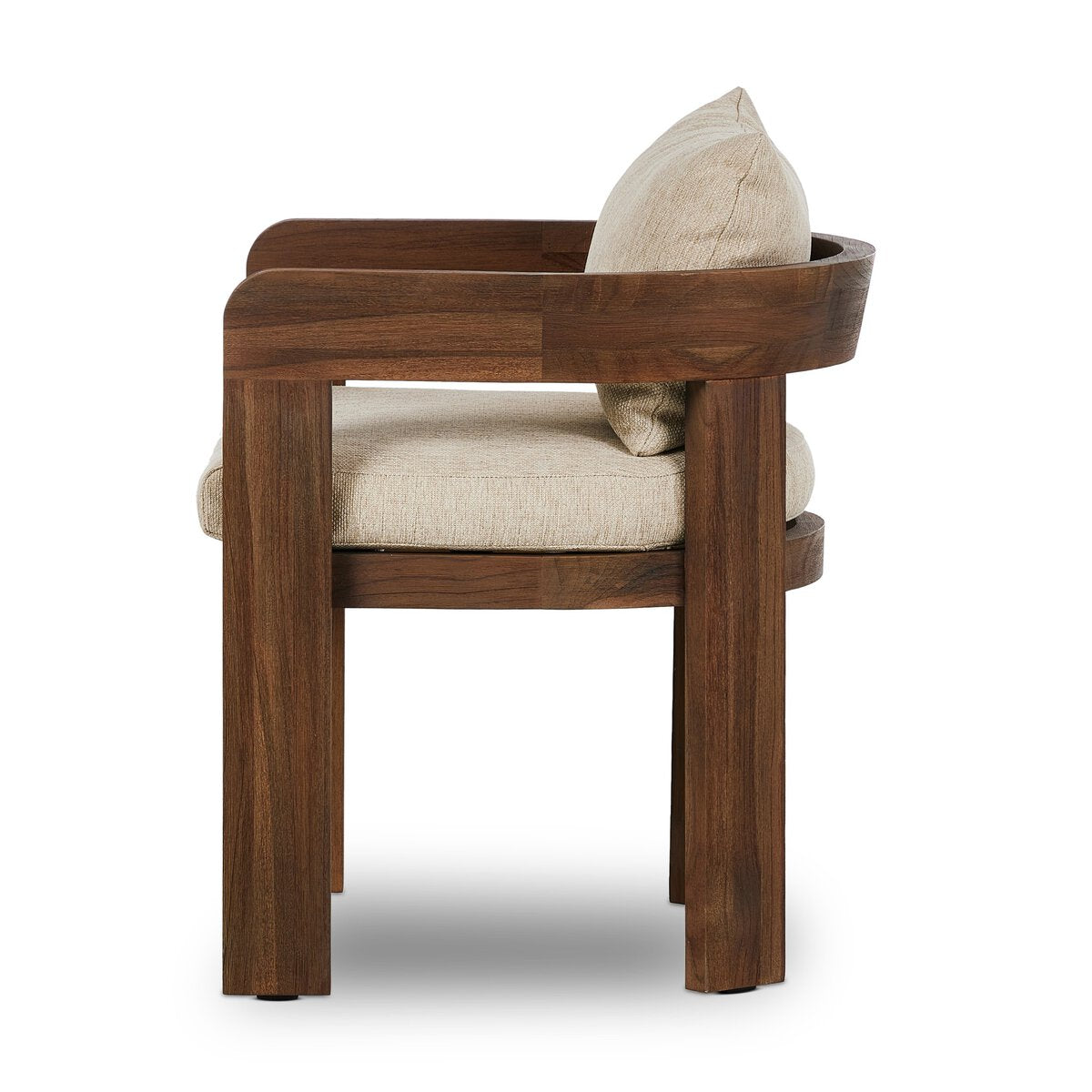 Barrel Back Outdoor Dining Chair