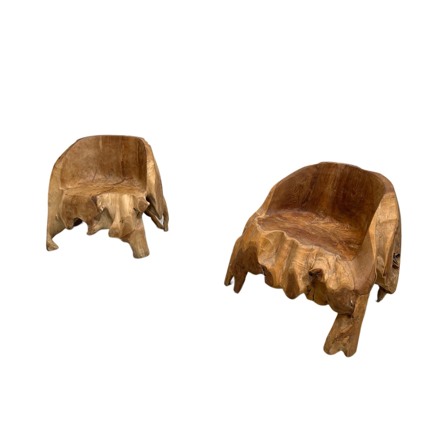 ORGANIC TEAK ROOT ACCENT CHAIR