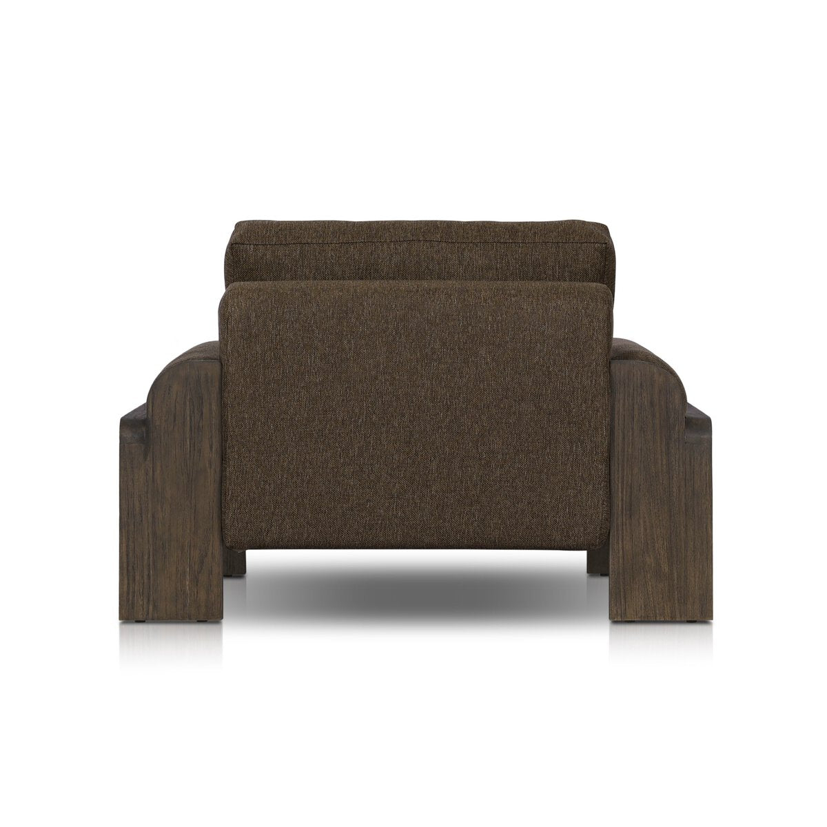 Heavy Wood Upholstered Outdoor Chair