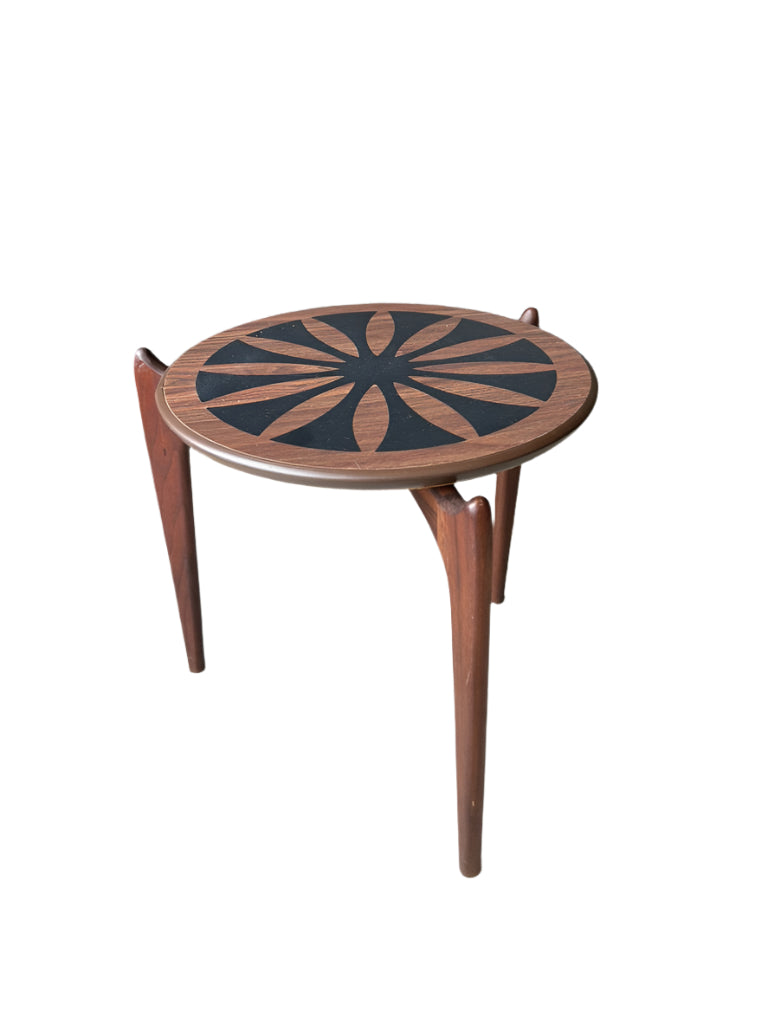Midcentury Starburst Accent Table