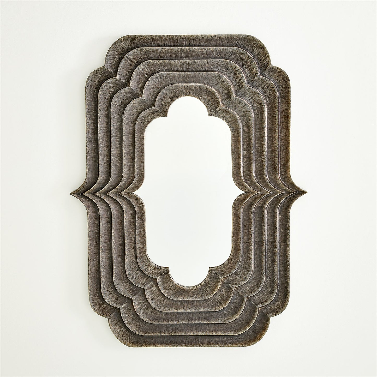 Brass Medallion Mirror - Large