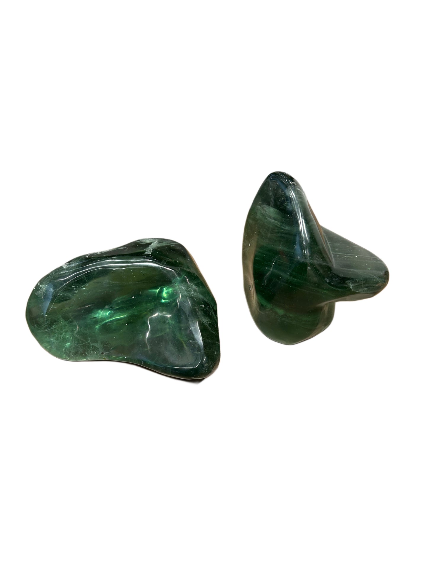 Green Obsidian Mineral Object
