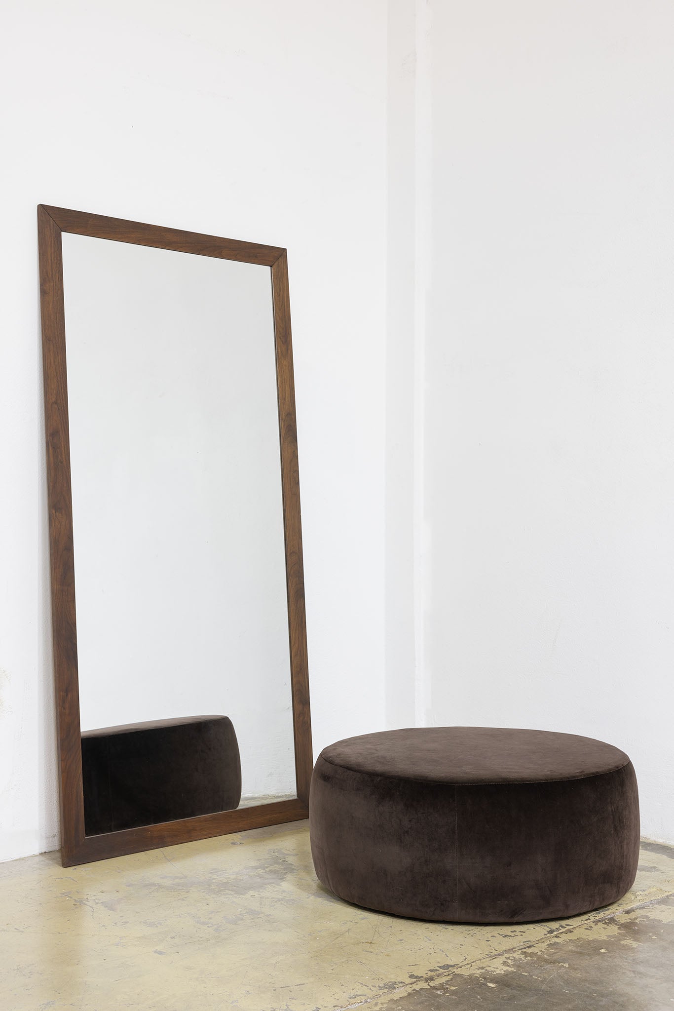 Espresso Velvet Coffee Ottoman