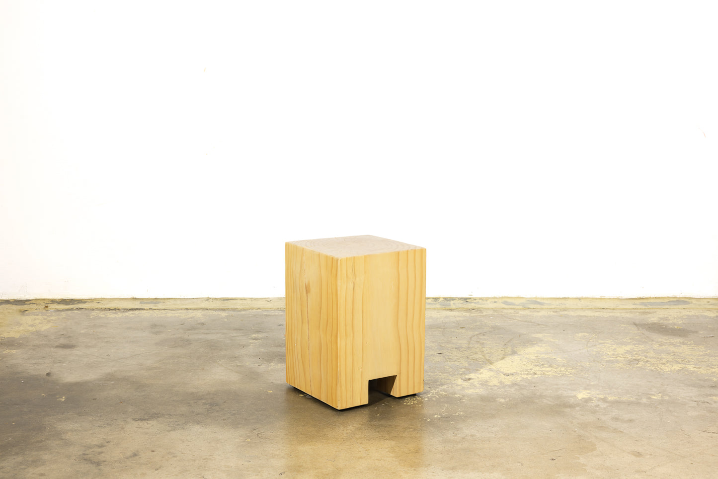 Solid Oak Cube Table
