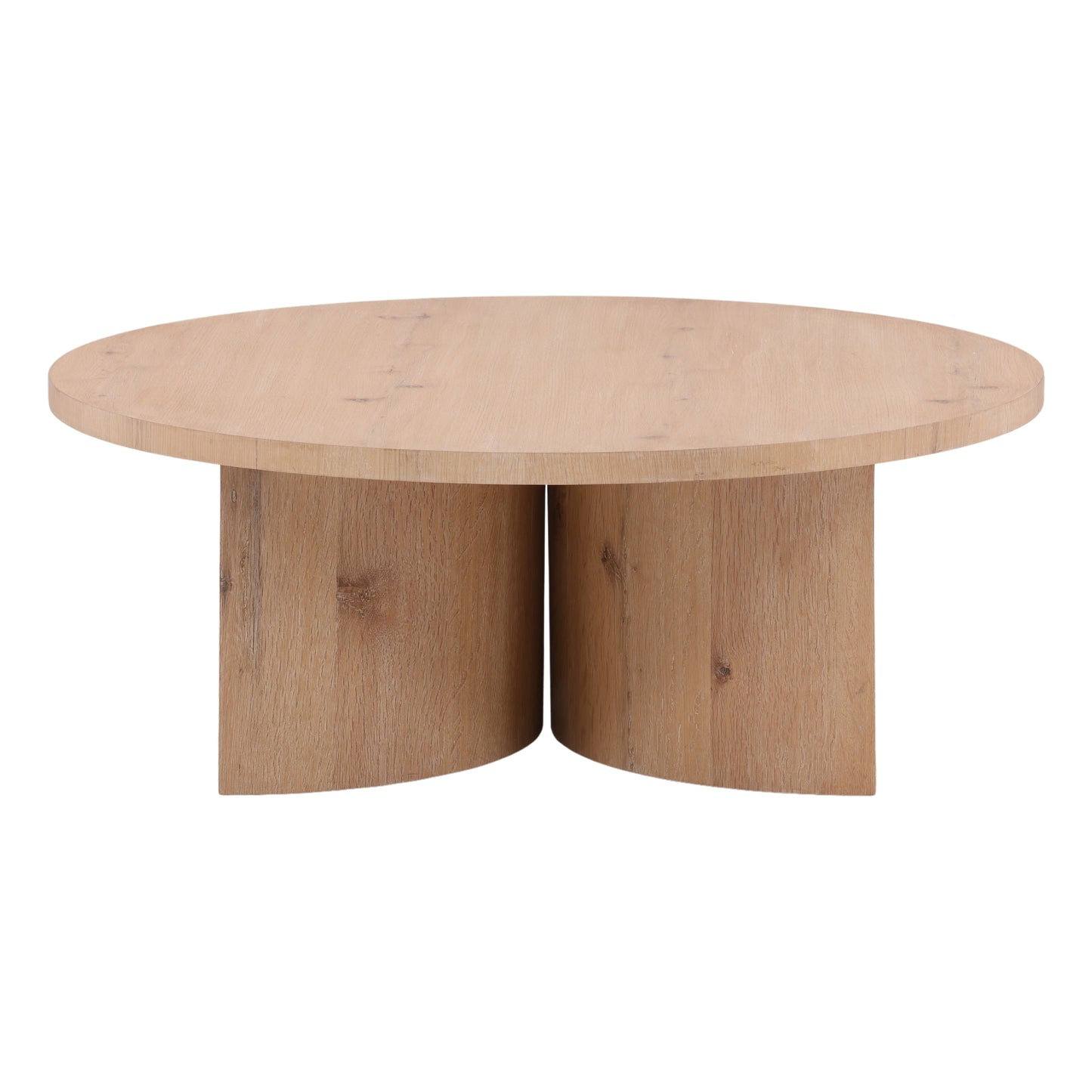 Light Oak Round Coffee Table