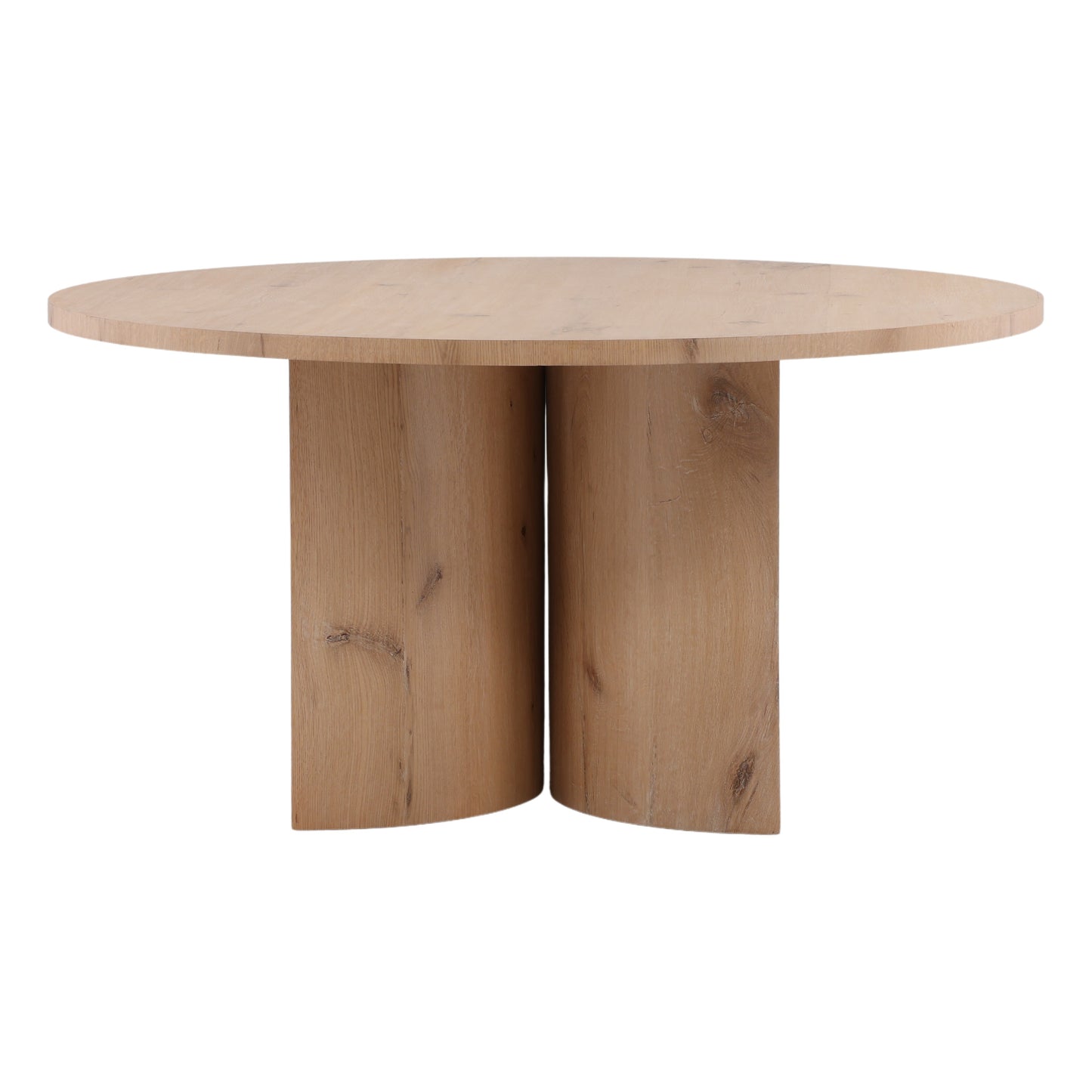 Light Oak Round Dining Table