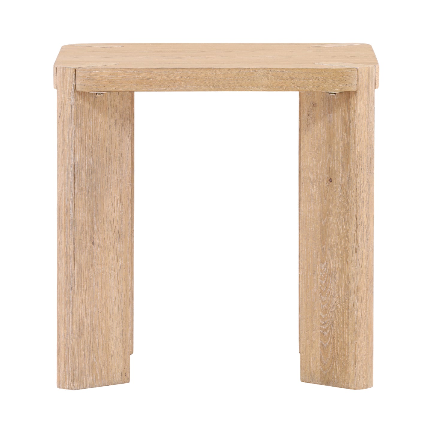 Oak Minimalist End Table