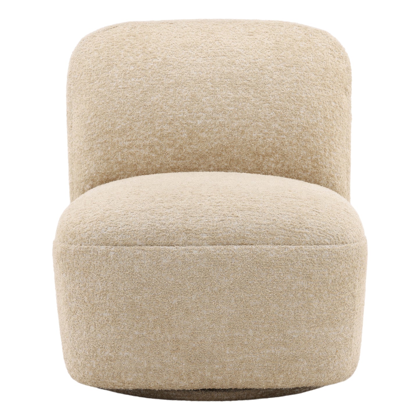 Armless Swivel Accent Chair