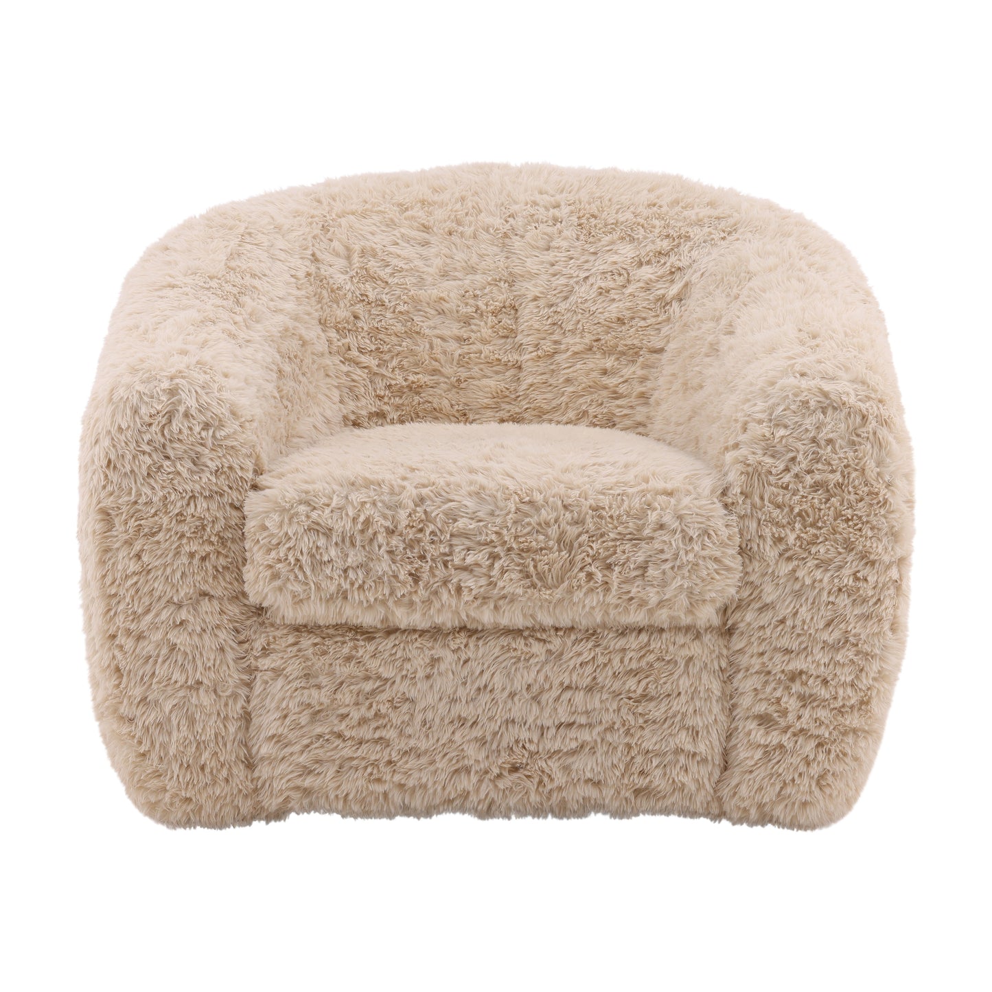 Fur Shelter Arm Lounge Chair