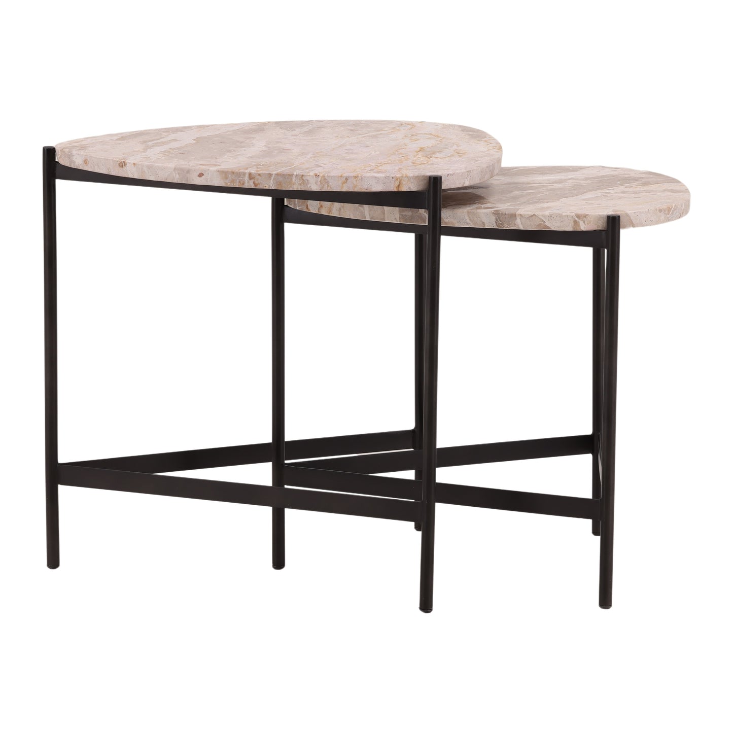 Marble & Iron Nesting Tables