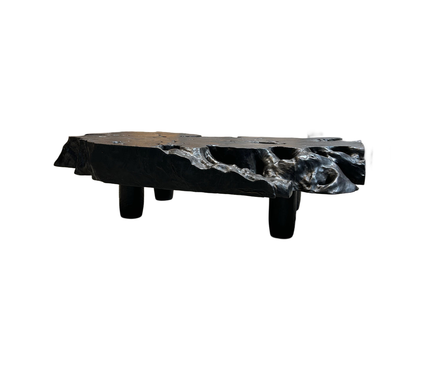 EBONIZED ORGANIC LYCHEE ROOT COFFEE TABLE