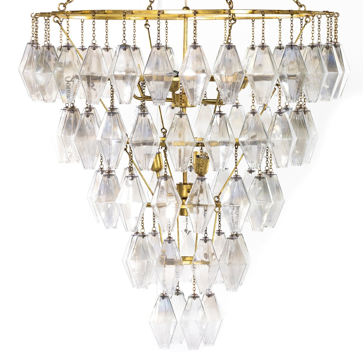 Crystal Bell Waterfall Chandelier