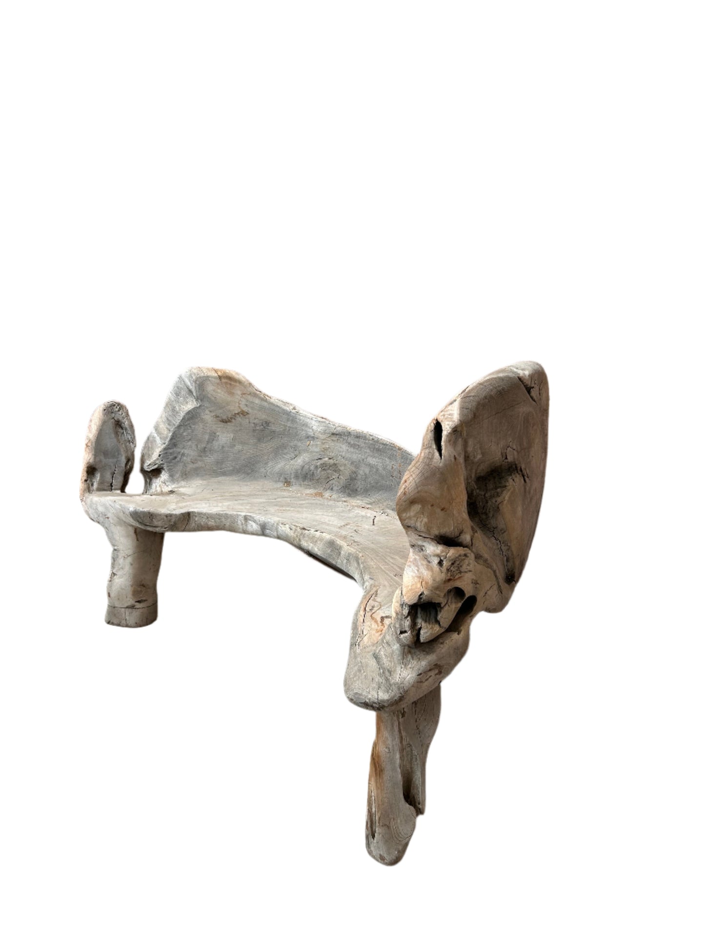 Old Growth Teak Root Bench