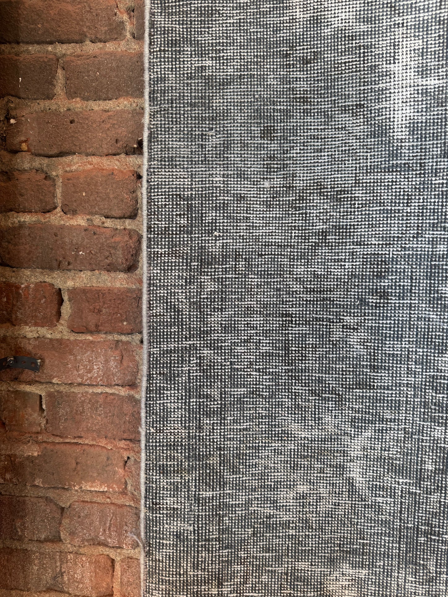 8' x 11' Vintage Over-Dye Gray Area Rug