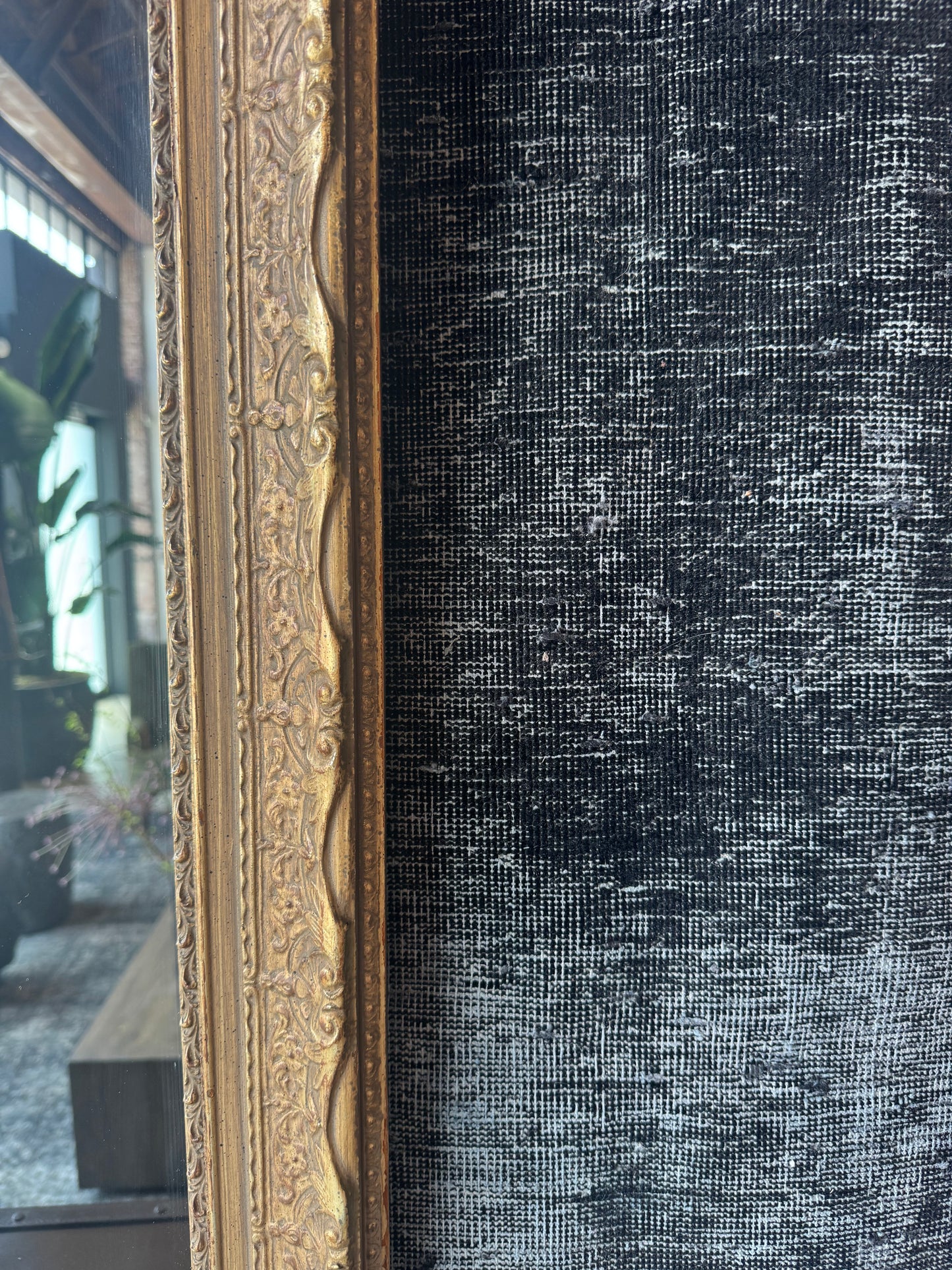 8' x 10' Vintage Over-Dye Black Area Rug