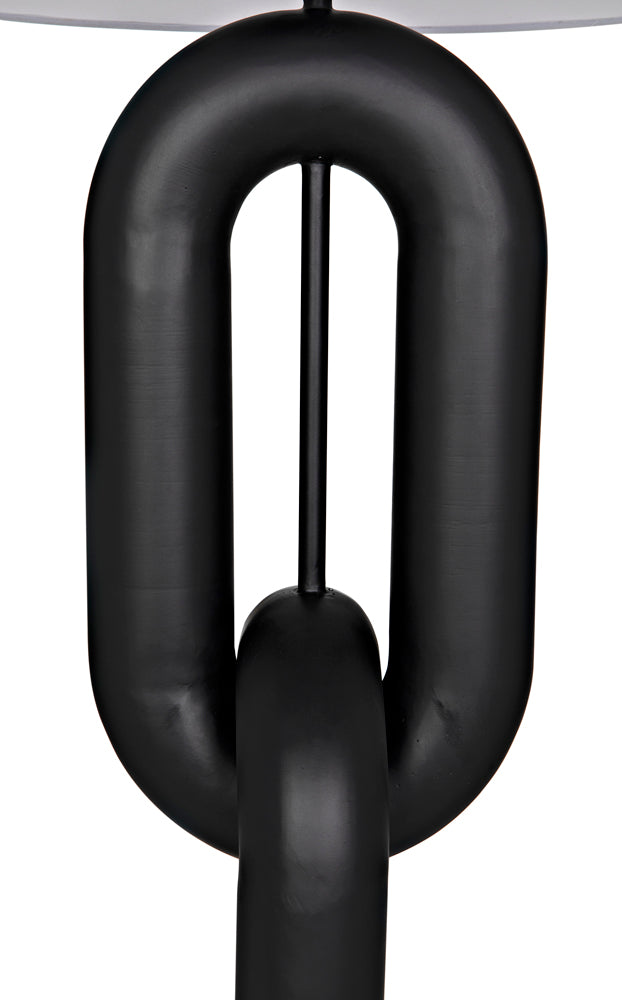Matte Chain Lamp W/Shade