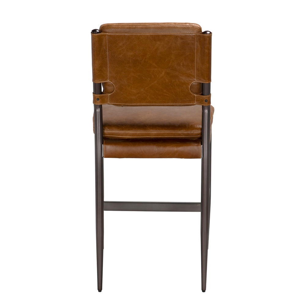 Wooster Dining Chair, Cuba brown leather
