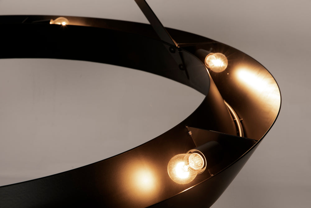 Iron Ring Chandelier