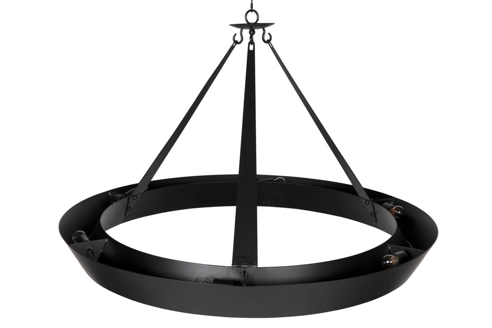 Iron Ring Chandelier