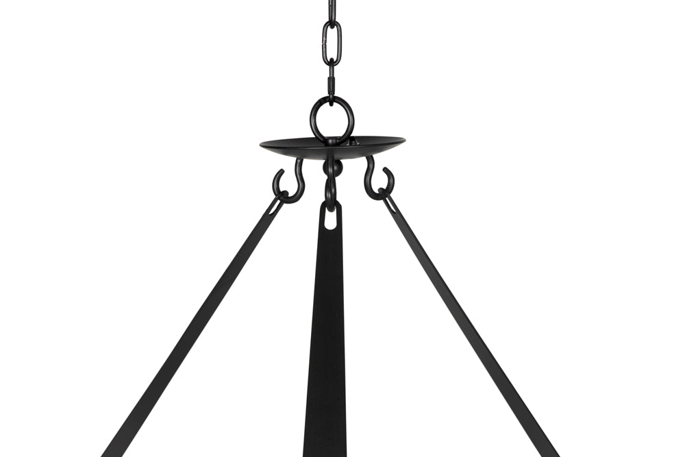 Iron Ring Chandelier