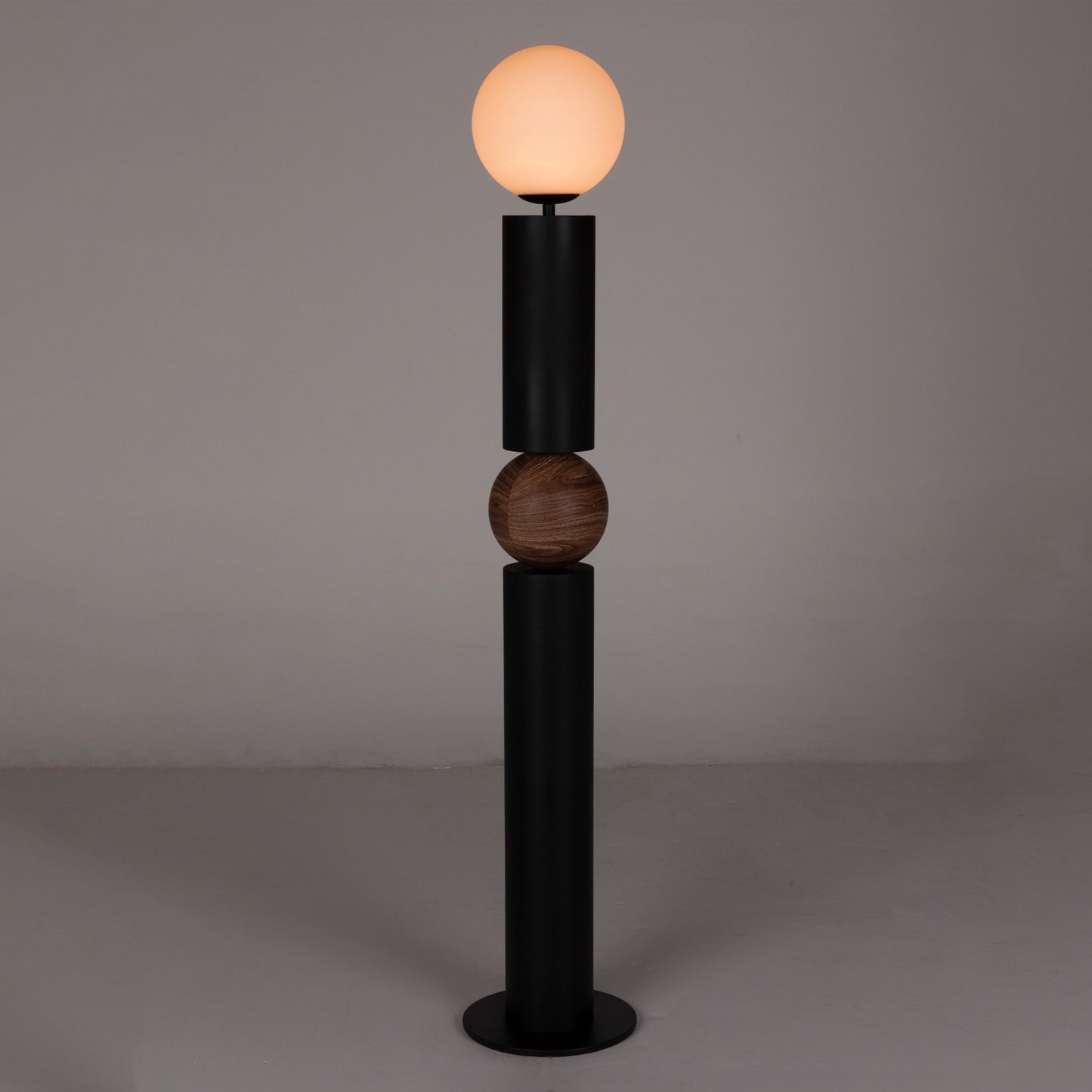 Sculptural Sphere Floor Lamp