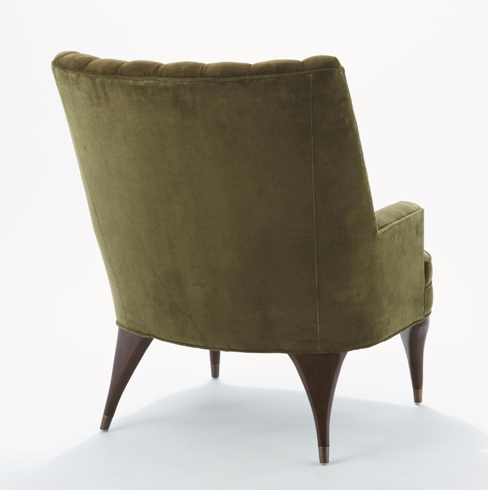 Channel Velvet Lounge Chair
