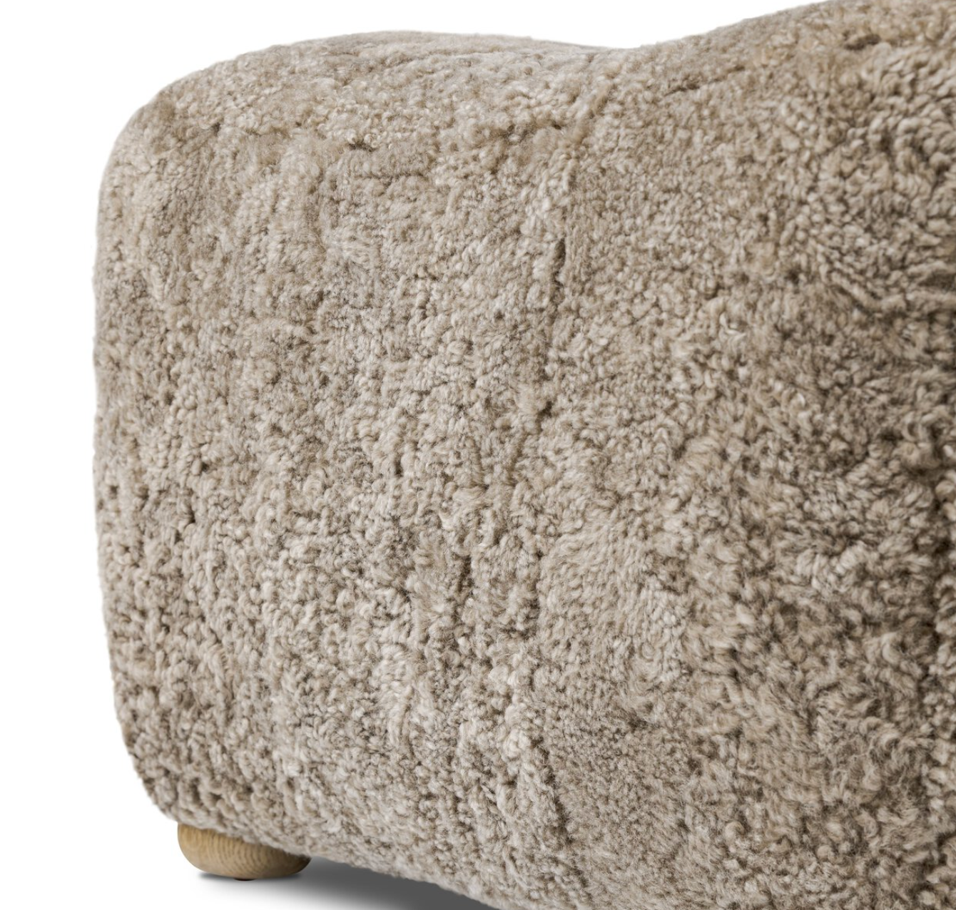 Shearling Ottoman