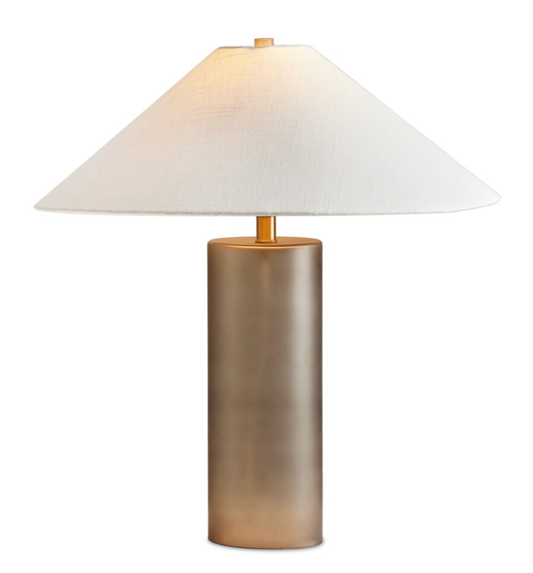 Smoked Ombre Glass Table Lamp