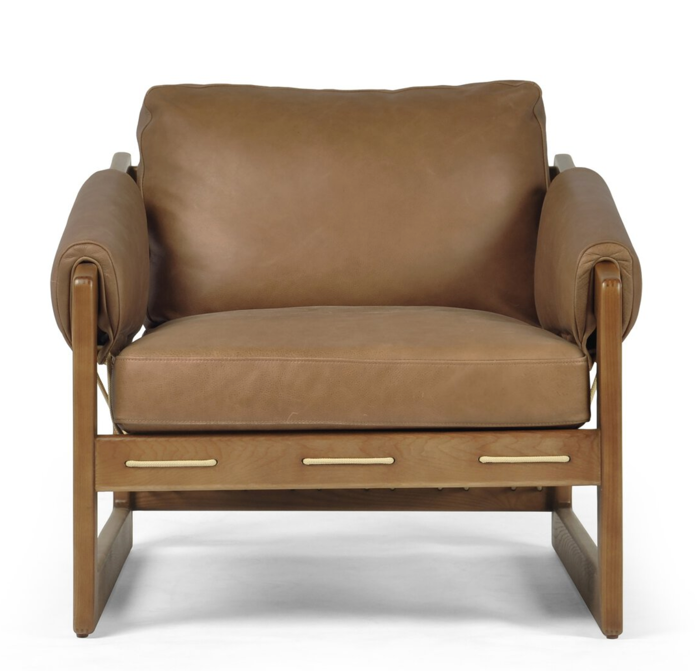 Leather Strap Lounge Chair